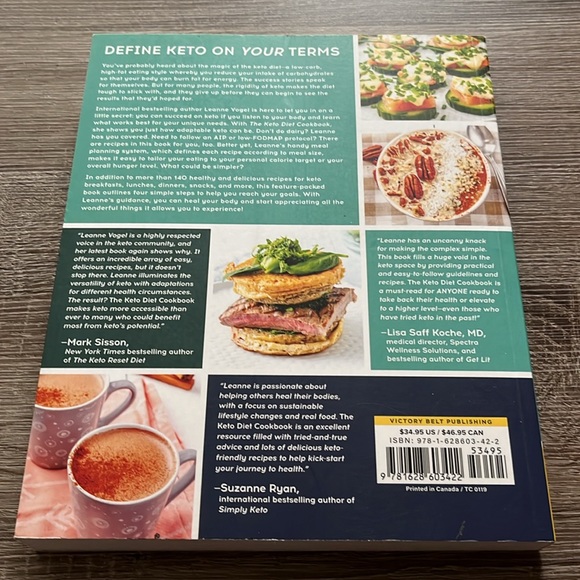 The Keto Diet Cookbook - Leanne Vogel - Picture 2 of 2